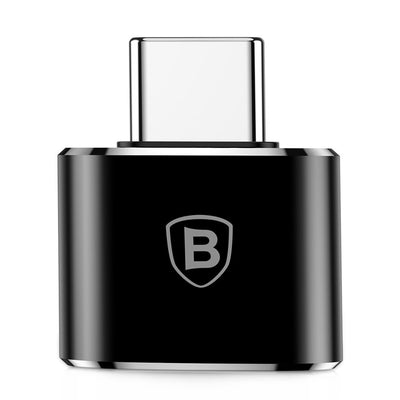 Baseus Adapter von USB auf USB Type-C Kabel Splitter OTG schwarz