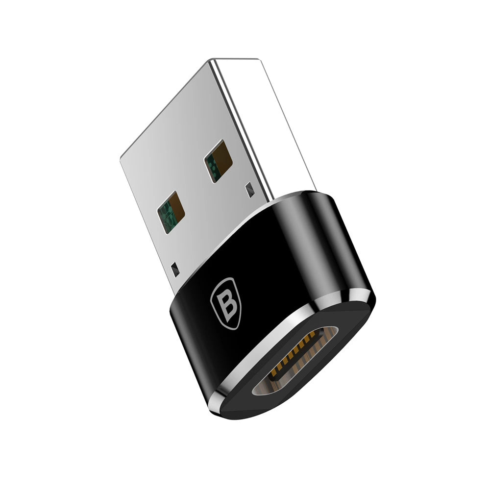 Baseus Adapter von USB Type-C auf USB Kabel Splitter OTG schwarz
