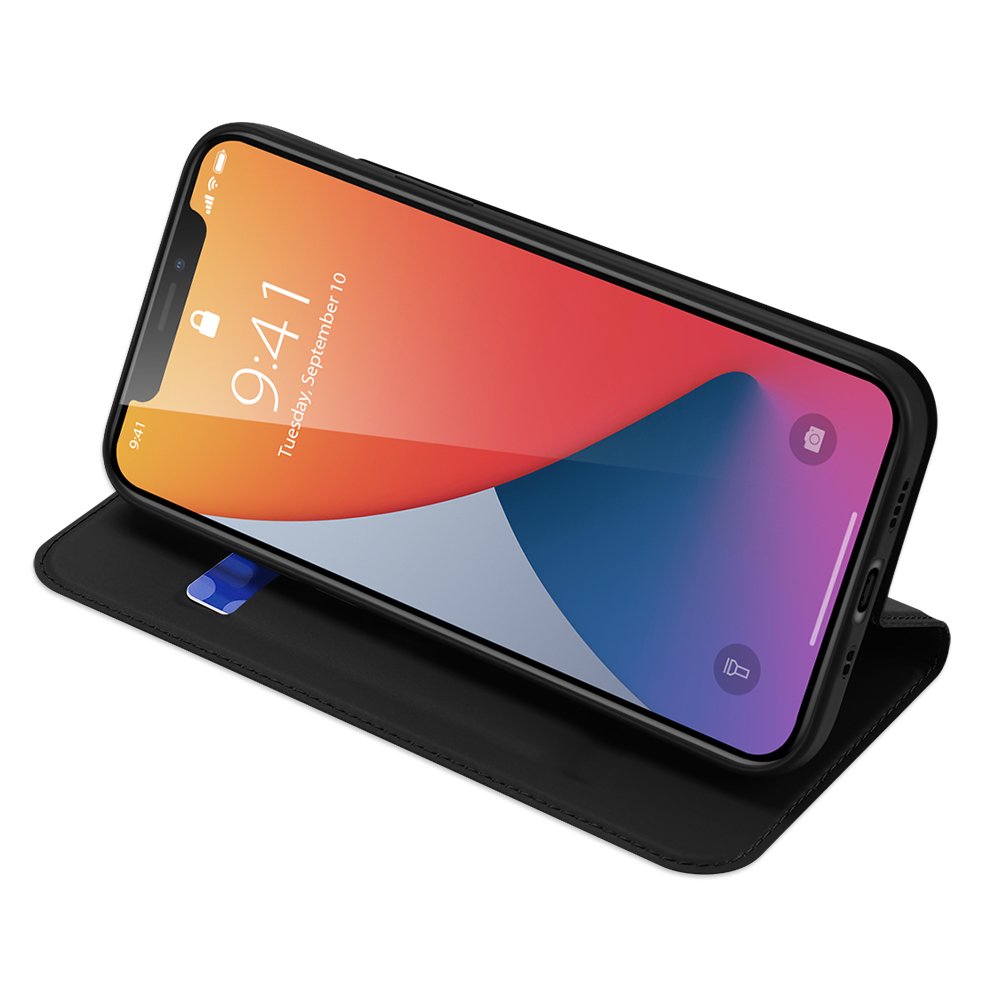 DUX DUCIS Skin Pro Book Case Schutzhülle für iPhone 12 Pro Max schwarz