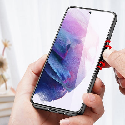 Dux Ducis Fino Schutzhülle Hülle Nylon überzogen für Samsung Galaxy S22+ Plus