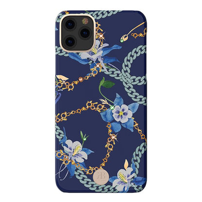 Kingxbar Luxury Series Schutzhülle mit Swarovski-Kristallen iPhone 11 Pro blau - StyleCases