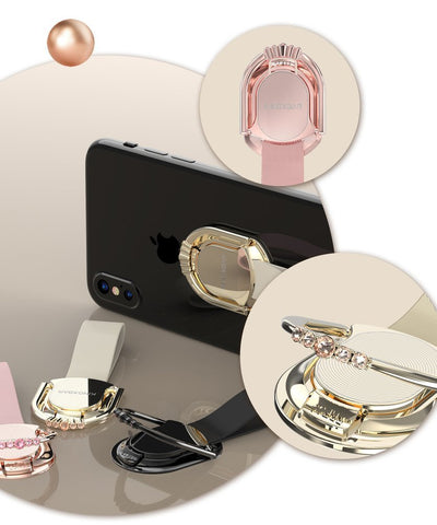 Kingxbar Princess Series Ring, Swarovski Kristalle Halterung für Smartphones