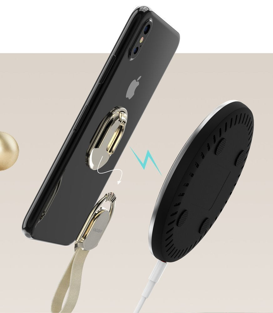 Kingxbar Princess Series Ring, Swarovski Kristalle Halterung für Smartphones