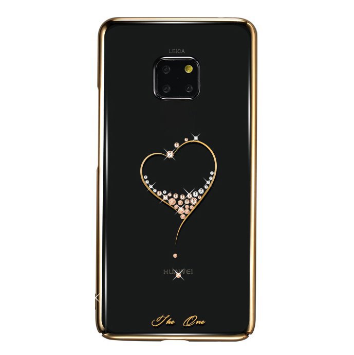 Kingxbar Wish Schutzhülle original Swarovski-Kristallen Huawei Mate 20 Pro Gold