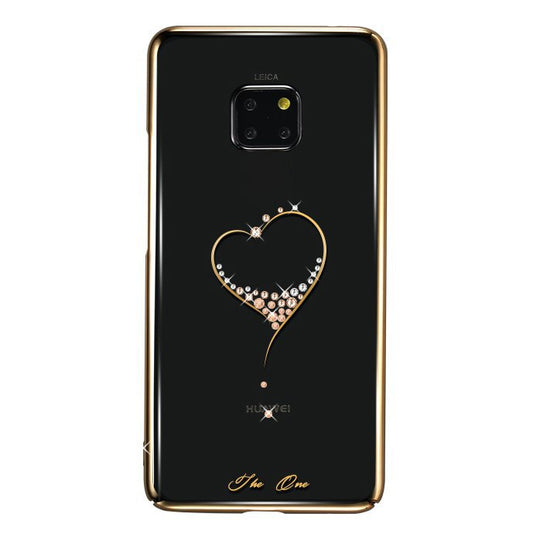 Kingxbar Wish Schutzhülle original Swarovski-Kristallen Huawei Mate 20 Pro Gold