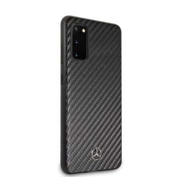 Mercedes Dynamic Schutzhülle Case Carbon Leder Galaxy S20 Ultra schwarz