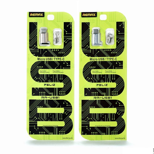 Remax RA-USB1 Adapter Micro USB auf USB Typ-C mit Anhänger