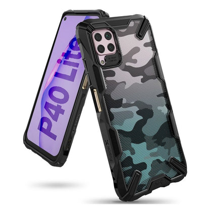 Ringke Fusion X Robuste Schutzhülle Huawei P40 Lite schwarz Camo - StyleCases