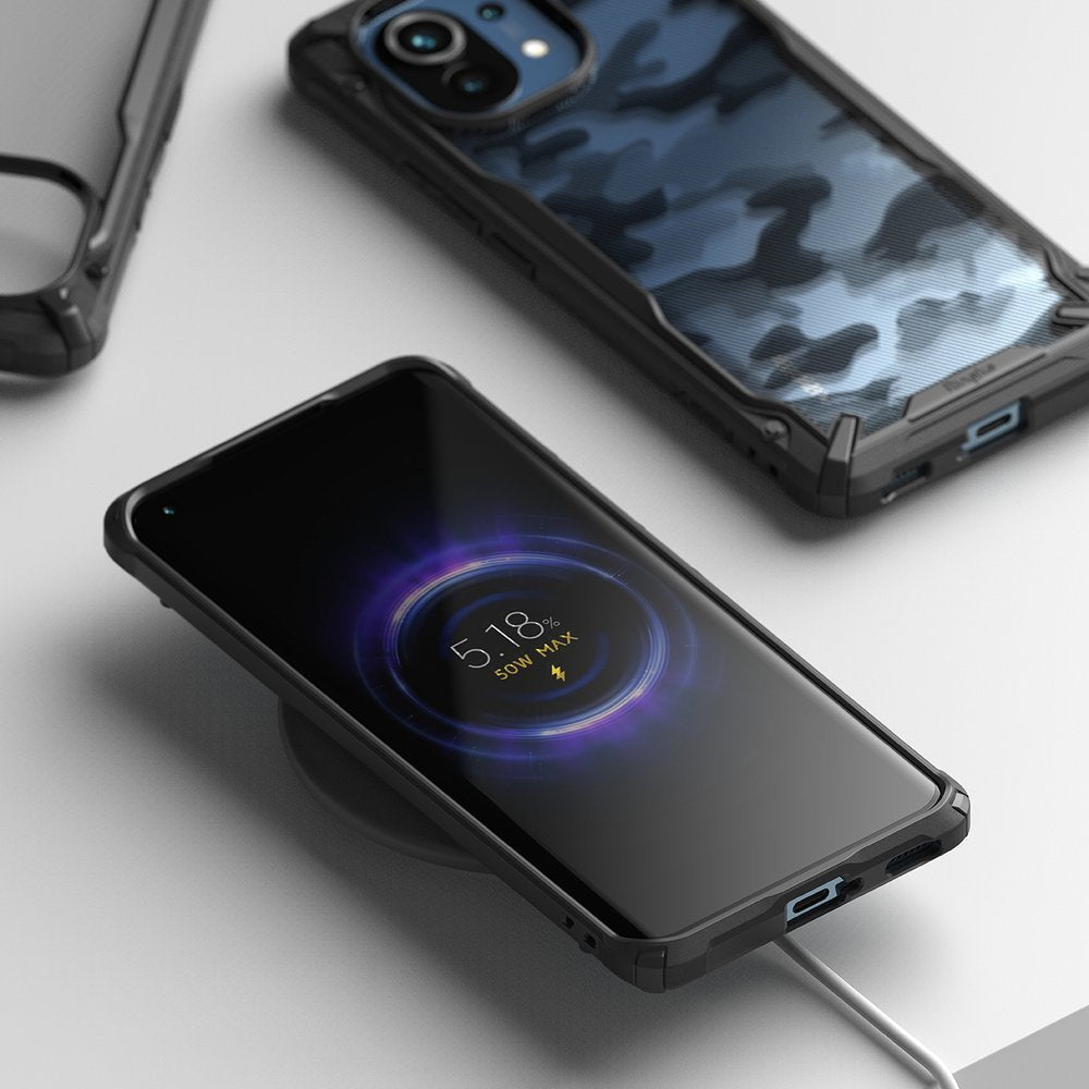 Ringke Fusion X Robuste Handyhülle Schutzhülle für Xiaomi Mi 11 schwarz