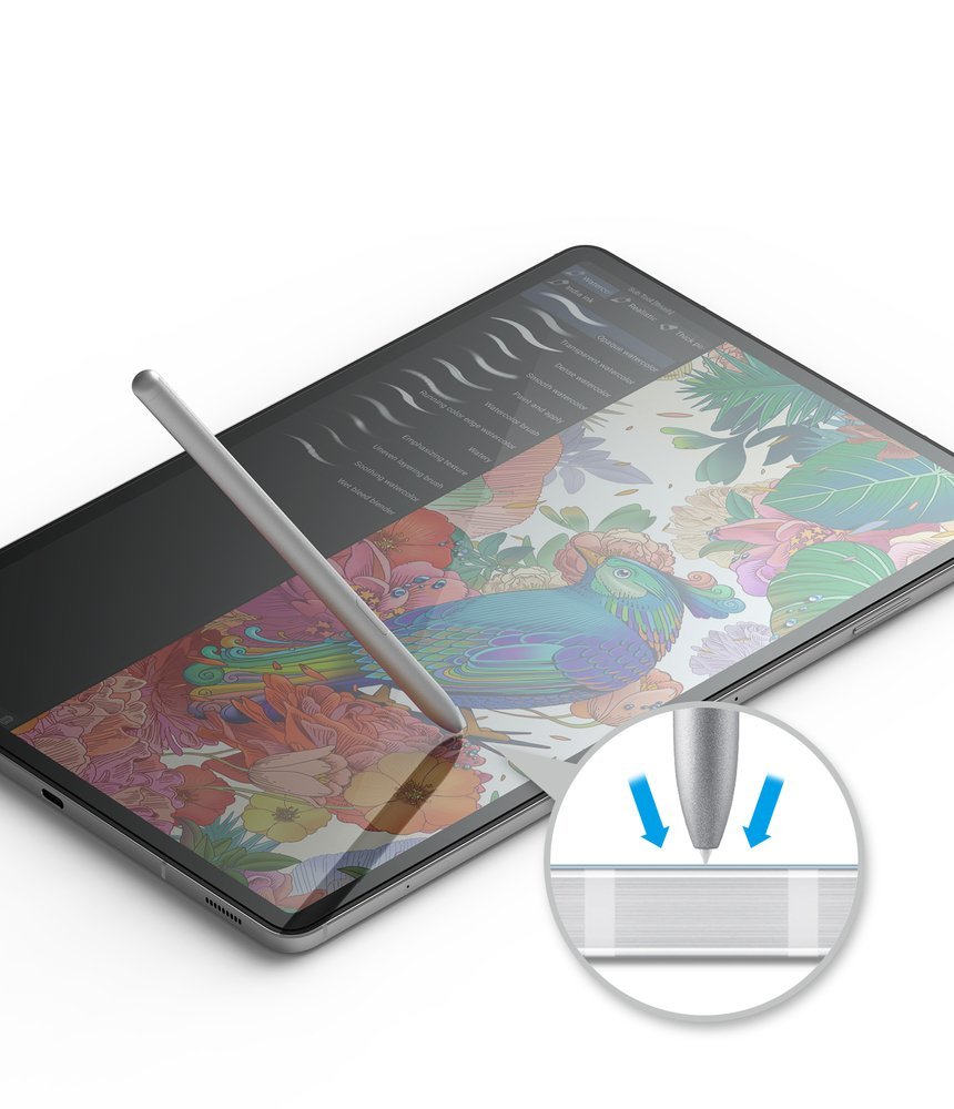 Ringke Invisible Defender Premium Displayschutz Glass Hartglas Galaxy Tab S7+