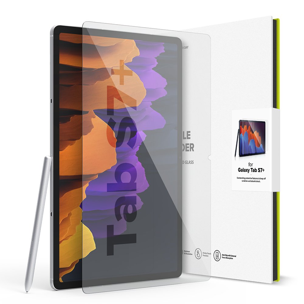 Ringke Invisible Defender Premium Displayschutz Glass Hartglas Galaxy Tab S7+