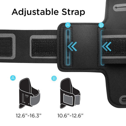 Spigen A700 Sport Armband Dynamic Shield bis 6.9 Zoll schwarz - StyleCases