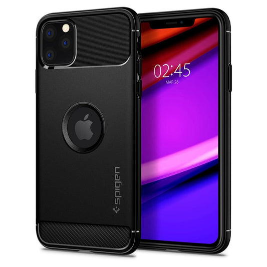 Spigen Rugged Armor iPhone 11 Schutzhülle Back case schwarz matt
