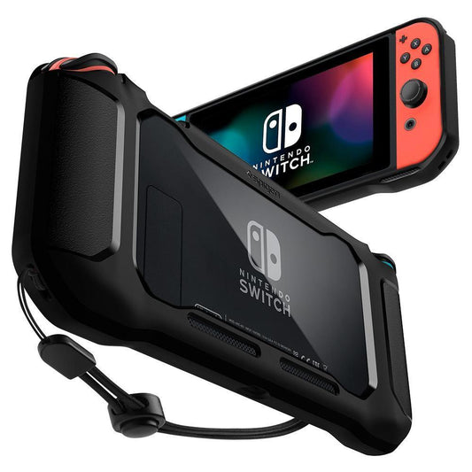 Spigen Rugged Armor Back Case Schutzhülle für Nintendo Switch Black schwarz