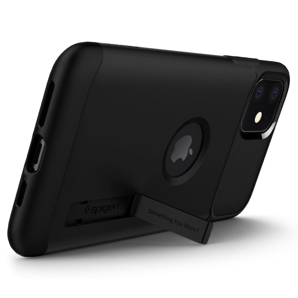 SPIGEN SLIM ARMOR Schutzhülle Back Case für iPhone 11 schwarz matt