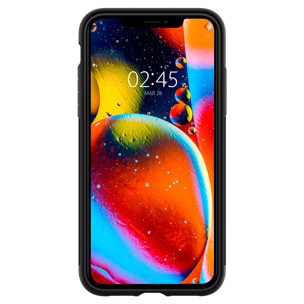 SPIGEN SLIM ARMOR Schutzhülle Back Case für iPhone 11 schwarz matt
