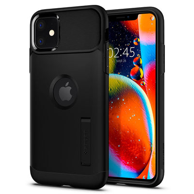 SPIGEN SLIM ARMOR Schutzhülle Back Case für iPhone 11 schwarz matt