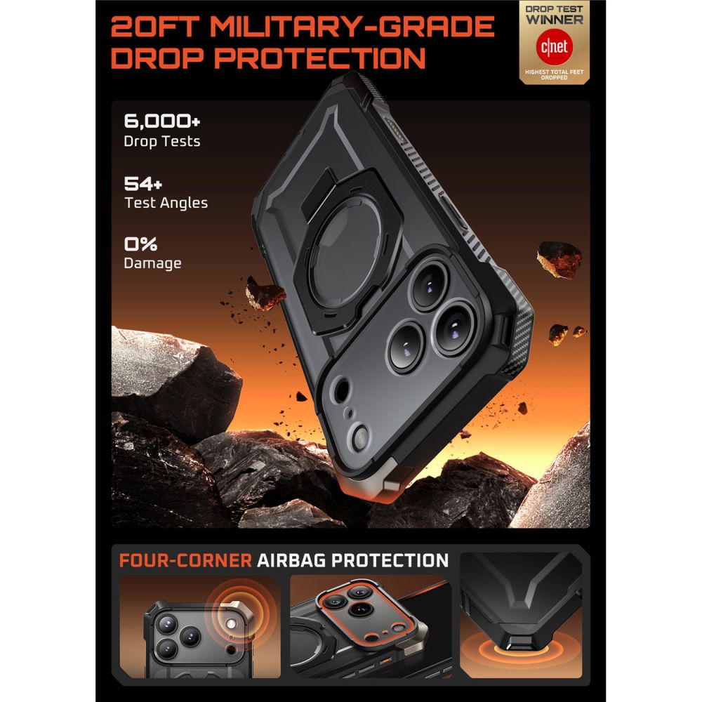 SUPCASE UB Grip Hülle für iPhone 17 Pro Max – MagSafe & MIL-STD-810G