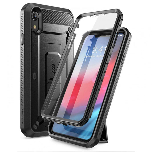 Supcase UB Pro Robuste Luxus Schutzhülle Case für iPhone XR schwarz