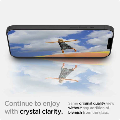 2x Spigen Glas.Tr ”EZ Fit” gehärtetes Schutzglas iPhone 12 Mini - StyleCases