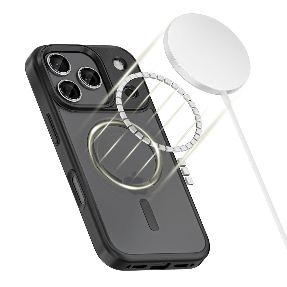 Tech-Protect MagMat MagSafe Hülle für iPhone 17 Pro – Schwarz Matt