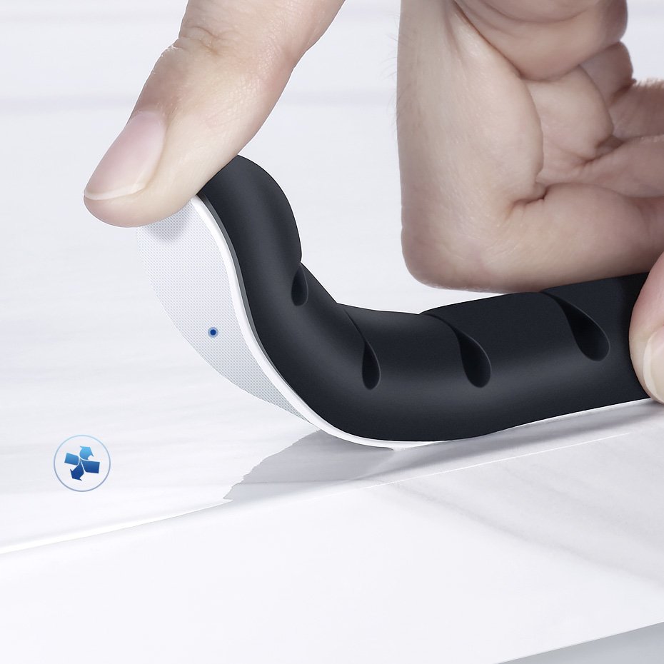 2x Ugreen Kabel Organizer selbstklebend für 4 / 7 Kabel schwarz