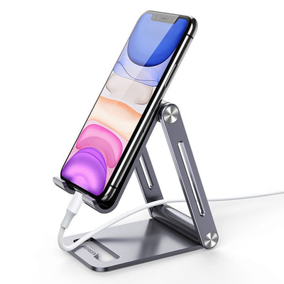Ugreen Folding Stand Faltbarer Luxus Telefonständer und Tabletständer grau