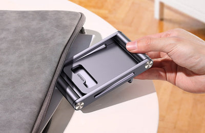 Ugreen Folding Stand Faltbarer Luxus Telefonständer und Tabletständer grau