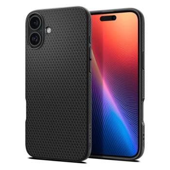 Spigen Liquid Air Back Case Schutzhülle für iPhone 16 Plus 6,7" schwarz