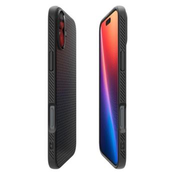 Spigen Liquid Air Back Case Schutzhülle für iPhone 16 Plus 6,7" schwarz