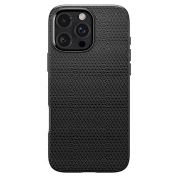 Spigen Liquid Air Back Case Schutzhülle für iPhone 16 Pro Max schwarz