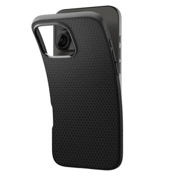 Spigen Liquid Air Back Case Schutzhülle für iPhone 16 Pro schwarz
