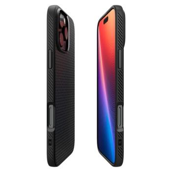 Spigen Liquid Air Back Case Schutzhülle für iPhone 16 Pro Max schwarz