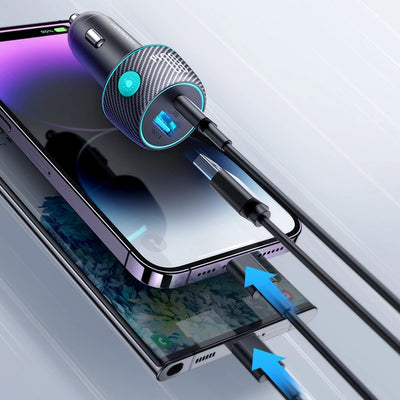 Joyroom 60W USB-C USB Autoladegerät Joyroom JR-CCN01 Schwarz