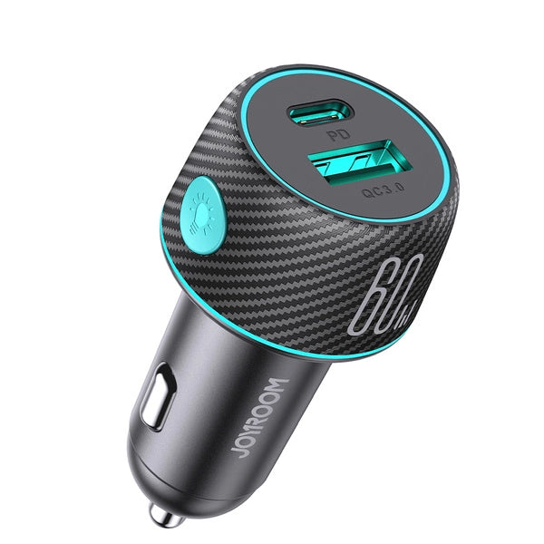Joyroom 60W USB-C USB Autoladegerät Joyroom JR-CCN01 Schwarz