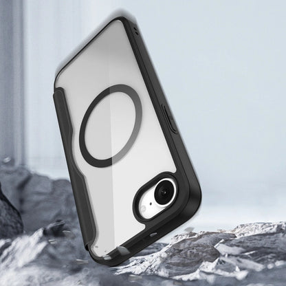 Dux Ducis iPhone 16E Skin X Pro MagSafe Book Case schwarz - StyleCases