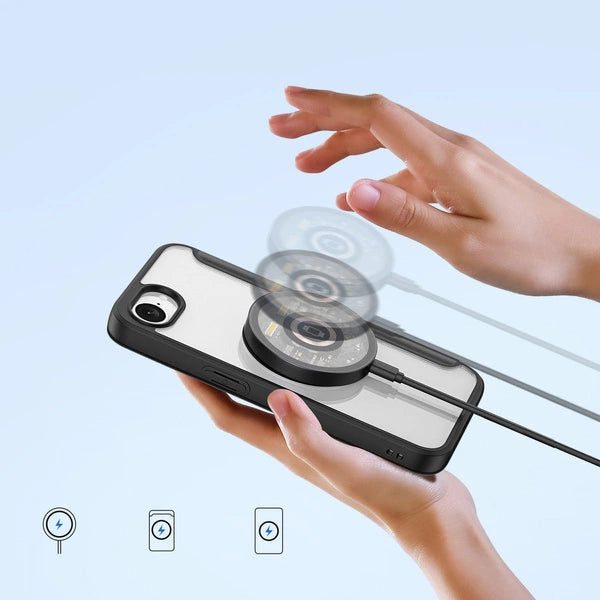 Dux Ducis iPhone 16E Skin X Pro MagSafe Book Case schwarz