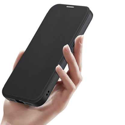 Dux Ducis iPhone 16E Skin X Pro MagSafe Book Case schwarz - StyleCases