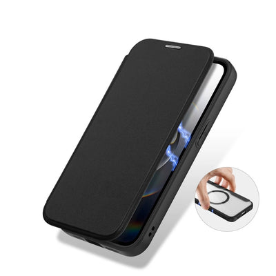 Dux Ducis iPhone 16E Skin X Pro MagSafe Book Case schwarz