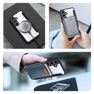 Dux Ducis Skin X Pro Samsung Galaxy S25 MagSafe Book Case schwarz