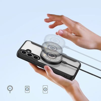 Dux Ducis Skin X Pro Samsung Galaxy S25 MagSafe Book Case schwarz