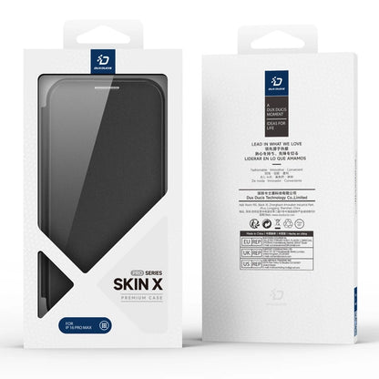 Dux Ducis iPhone 16 Pro Max Skin X Pro MagSafe Book Case schwarz Lila - StyleCases