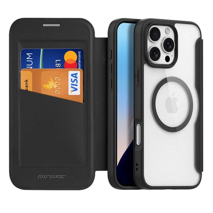 Dux Ducis iPhone 16 Pro Max Skin X Pro MagSafe Book Case schwarz Lila - StyleCases
