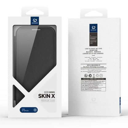 Dux Ducis iPhone 16 Pro Max Skin X Pro MagSafe Book Case schwarz Lila - StyleCases