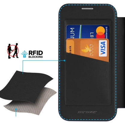 Dux Ducis iPhone 16 Pro Max Skin X Pro MagSafe Book Case schwarz Lila - StyleCases