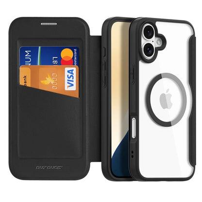 Dux Ducis iPhone 16 Skin X Pro MagSafe Book Case schwarz - StyleCases