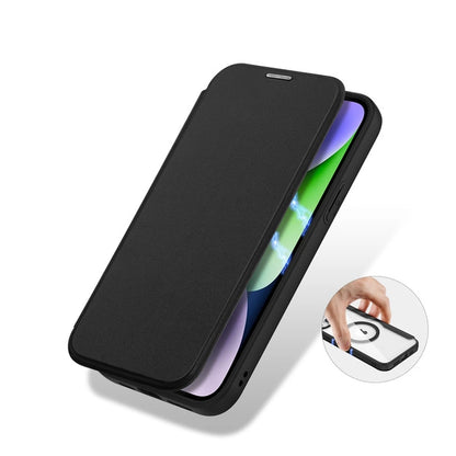 Dux Ducis iPhone 15 Skin X Pro MagSafe Book Case schwarz - StyleCases