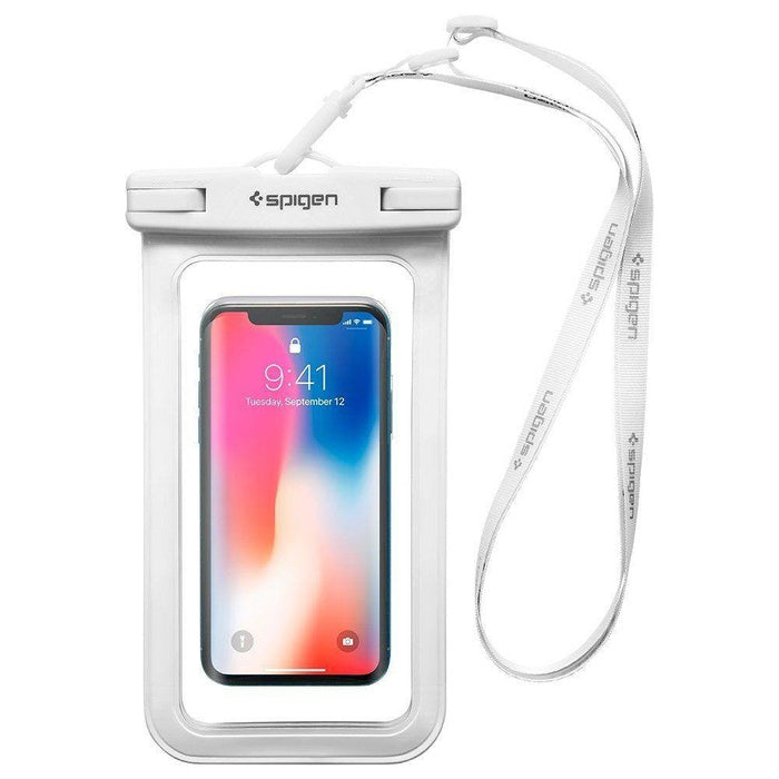 Spigen A600 Universal Wasserdichte Hülle Bade Case Weiß