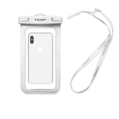 Spigen A600 Universal Wasserdichte Hülle Bade Case Weiß - StyleCases