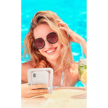 Spigen A600 Universal Wasserdichte Hülle Bade Case Weiß - StyleCases